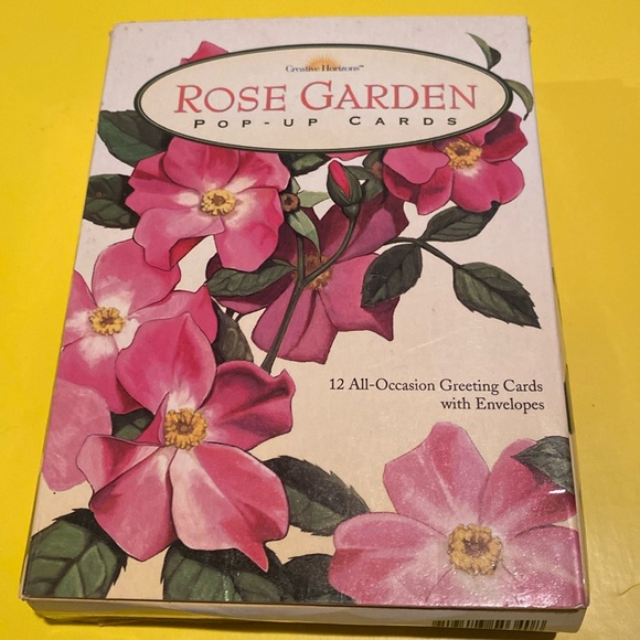 NIB Creative Horizons Rose Garden Pop-Up Cards - Picture 1 of 5